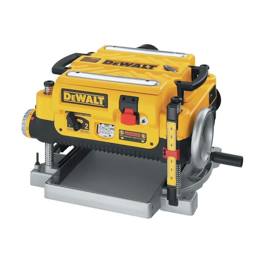 Woodworking Tools Dewalt Bench Top Planers | Dewalt Dw735 120V 15 Amp 13 In. Corded Three Knife Two Speed Thickness Planer