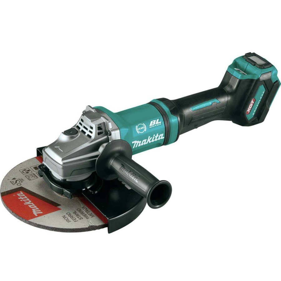 Power Tools Makita Angle Grinders | Makita Gag10Z 40V Max Xgt Brushless Lithium-Ion 9 In. Cordless Paddle Switch Angle Grinder With Electric Brake And Aws (Tool Only)