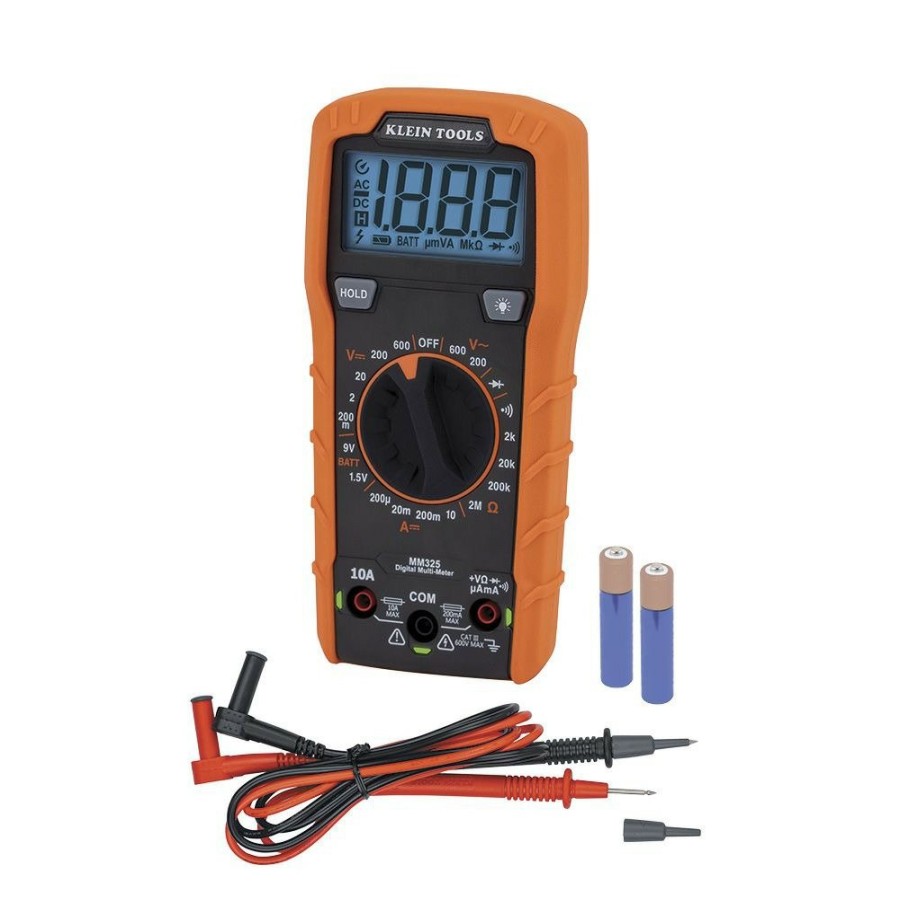 Automotive Klein Tools Multimeters | Klein Tools Mm325 600V Manual-Ranging Digital Multimeter