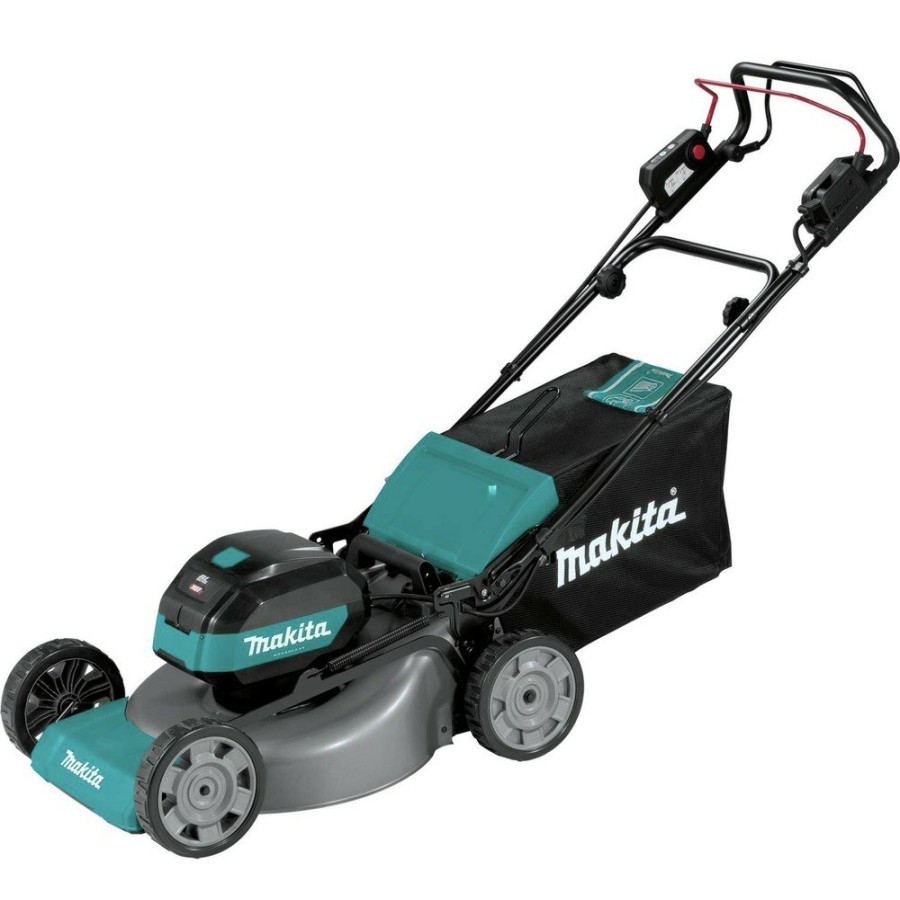 Outdoor Power Tools & Equipment Makita | Makita Gml01Sm 40V Max Xgt Brushless Lithium-Ion 21 In. Cordless Self-Propelled Commercial Lawn Mower Kit With 2 Batteries (4 Ah)