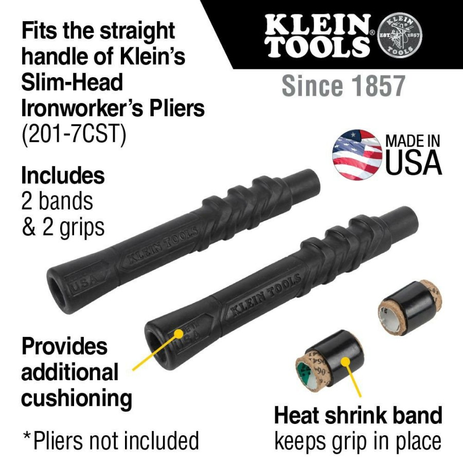 Hand Tools Klein Tools | Klein Tools M200St 4-Piece Comfort Grip Kit For Ironworker'S Slim-Head Pliers