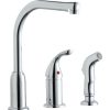 Kitchen Elkay | Elkay Lk3001Cr Everyday Kitchen Deck Mount Faucet With Remote Lever Handle And Side Spray (Chrome)