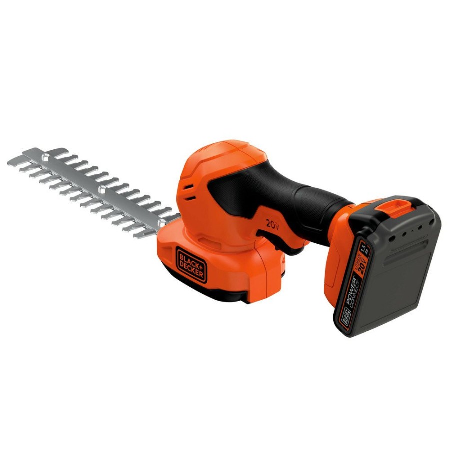 Outdoor Power Tools & Equipment Black & Decker Hedge Trimmers | Black & Decker Bcss820C1 20V Max Lithium-Ion 3/8 In. Cordless Shear Shrubber Kit (1.5 Ah)