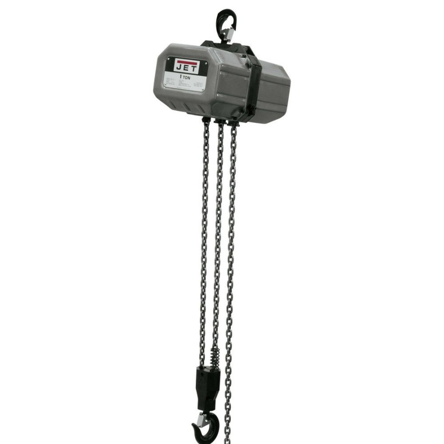 Material Handling JET | Jet 1Ss-1C-20 1 Ton Capacity 20 Ft. 1-Phase Electric Chain Hoist