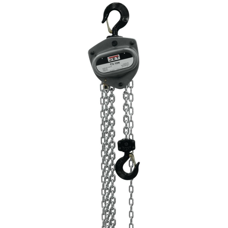 Material Handling JET | Jet L100-150Wo-15 1-1/2 Ton Capacity Hoist With 15 Ft. Lift And Overload Protection