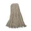 Facility Maintenance & Supplies Boardwalk Cleaning Tools | Boardwalk Bwkcm20032 4-Ply 32 Oz. Cut-End Band Cotton Mop Head - White (12/Carton)