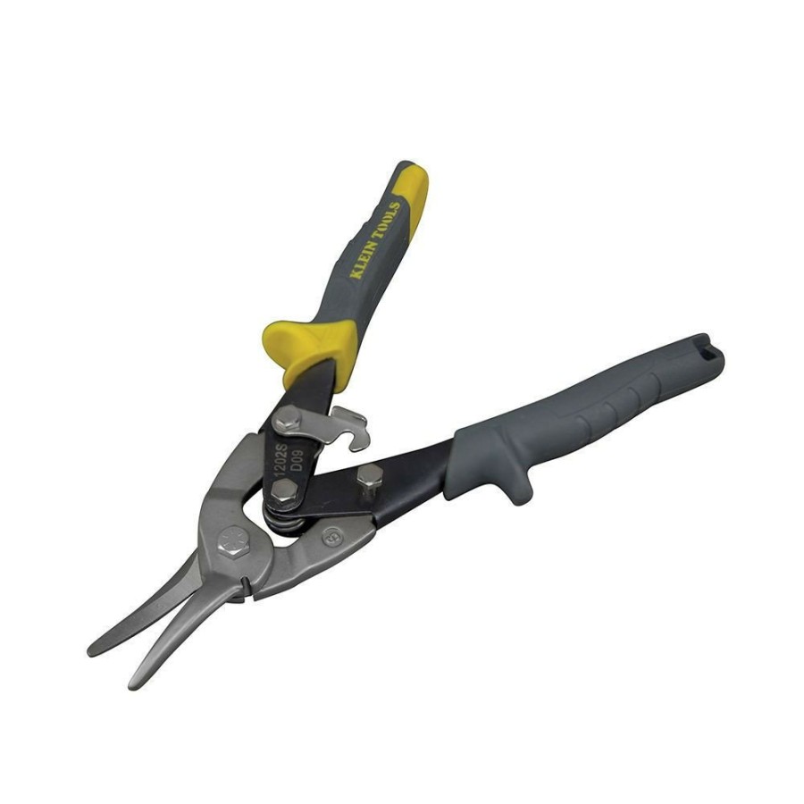 Hand Tools Klein Tools Snips | Klein Tools 1202S Straight Aviation Snips With Wire Cutter