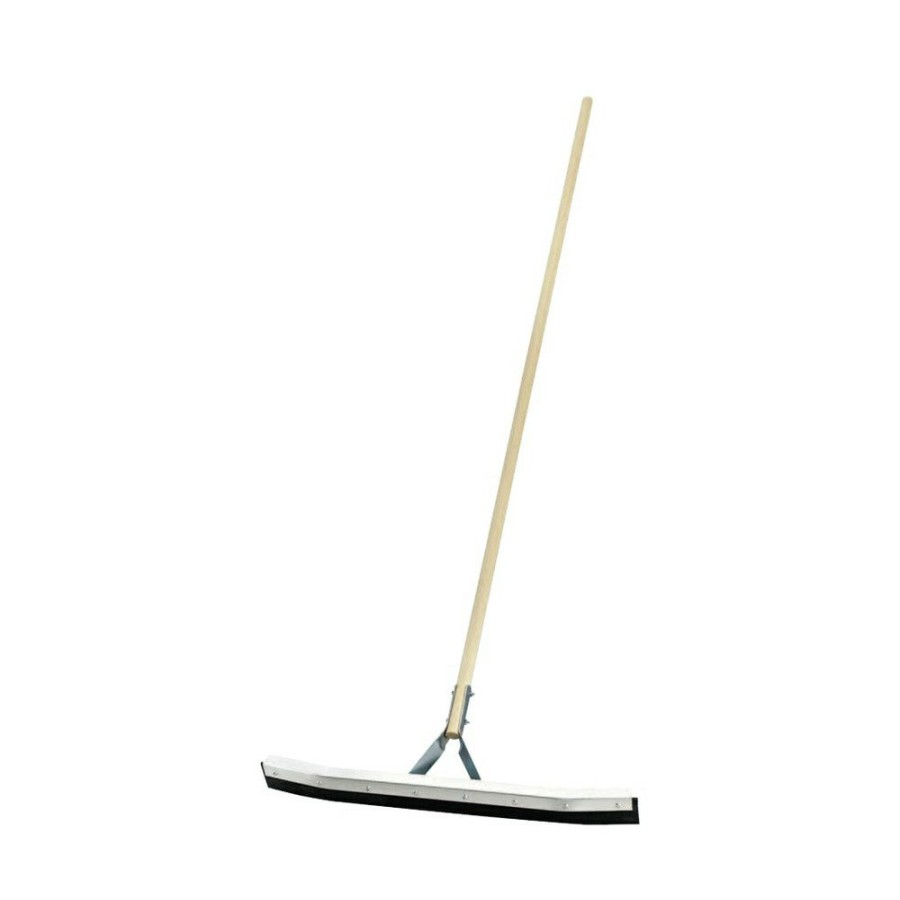 Facility Maintenance & Supplies Magnolia Brush Cleaning Tools | Magnolia Brush 4624 Curved 24 In. Rubber Squeegee With Steel Bracket Handle