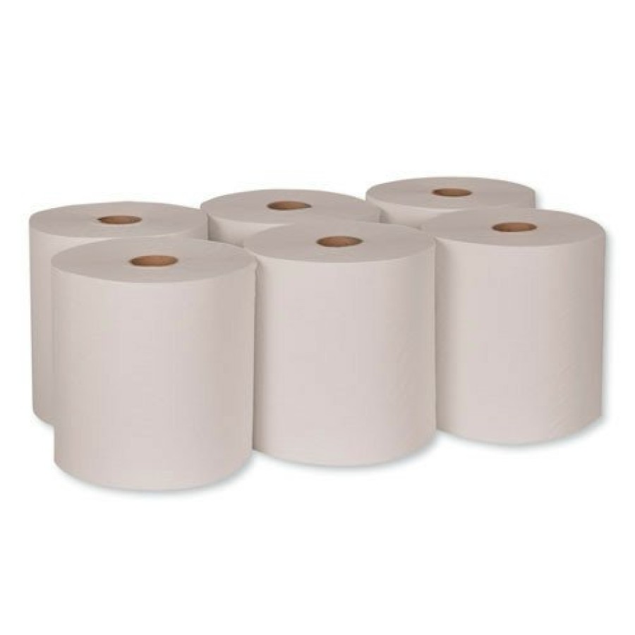 Facility Maintenance & Supplies Tork | Tork Rb10002 Hardwound 7.88 In. X 1000 Ft. Roll Towels - White (6 Rolls/Carton)