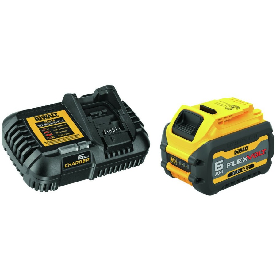 Batteries & Chargers Dewalt | Dewalt Dcb606C Flexvolt 20V/60V Max Lithium-Ion Battery And Charger Starter Kit (6 Ah)