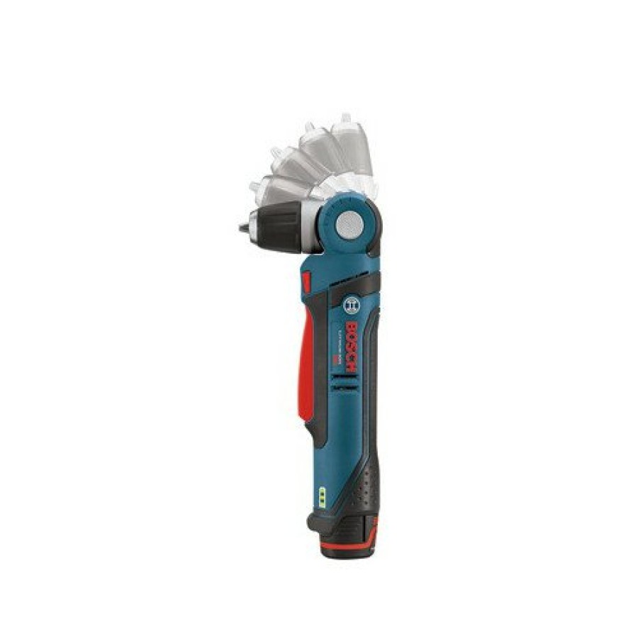 Power Tools Bosch Right Angle Drills | Factory Reconditioned Bosch Ps11-2A-Rt 12V Lithium-Ion 3/8 In. Cordless Right Angle Drill Kit