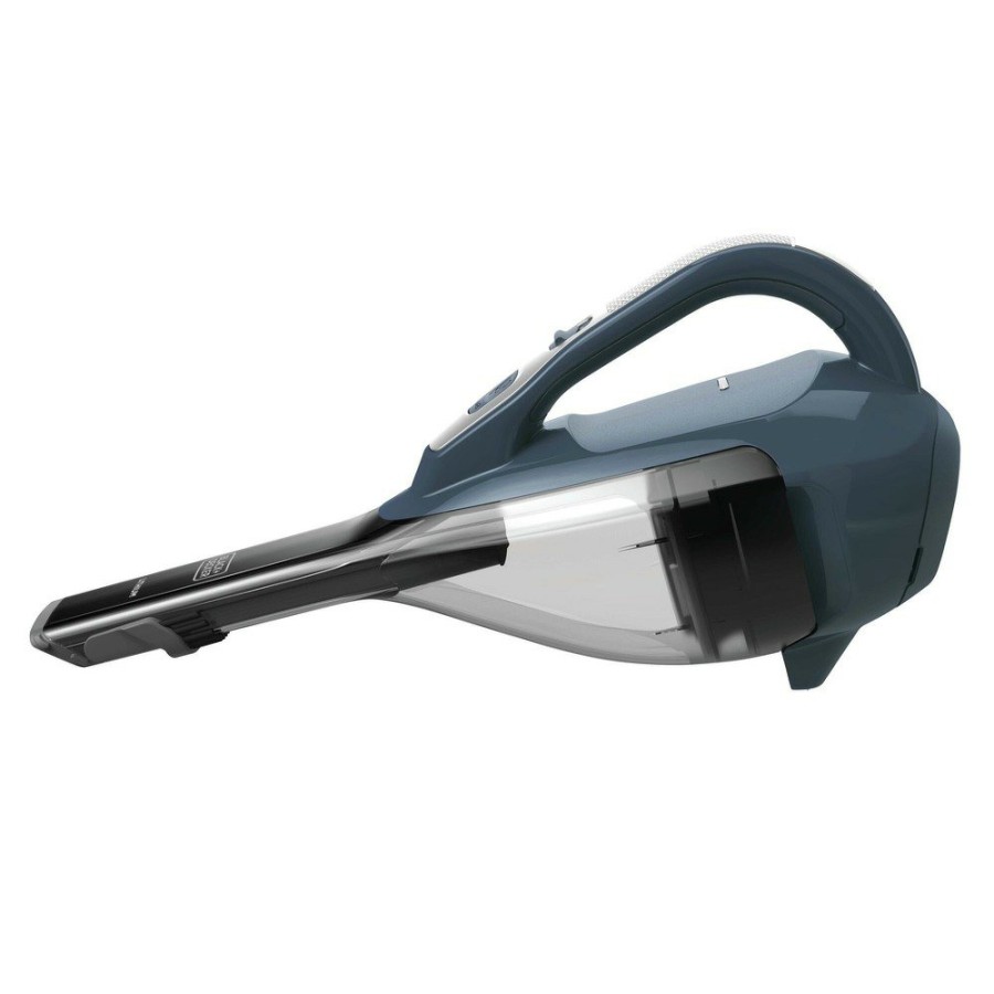 Vacuums Black & Decker | Black & Decker Hlva315J62 10.8V Dustbuster Advancedcleanplus Gen 9.5 Lithium-Ion Cordless Hand Vacuum Kit - Slate Blue (1.5 Ah)