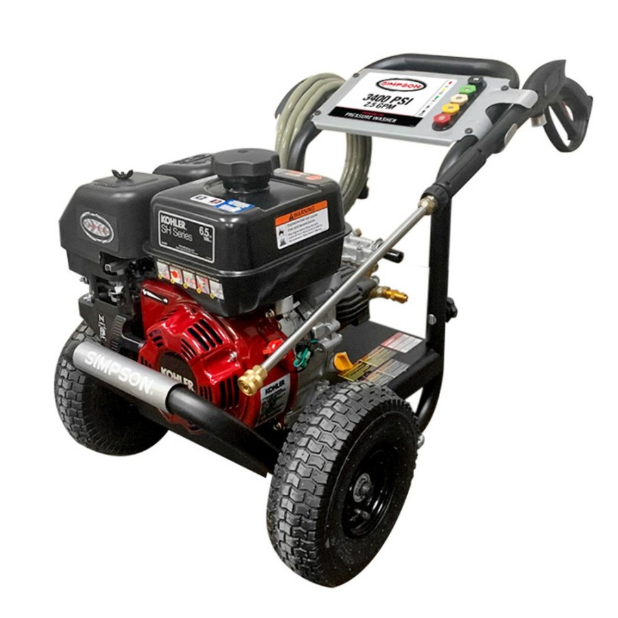 Outdoor Power Tools & Equipment Simpson | Simpson 61085 Megashot 3400 Psi 2.5 Gpm Kohler Sh265 Gas Pressure Washer