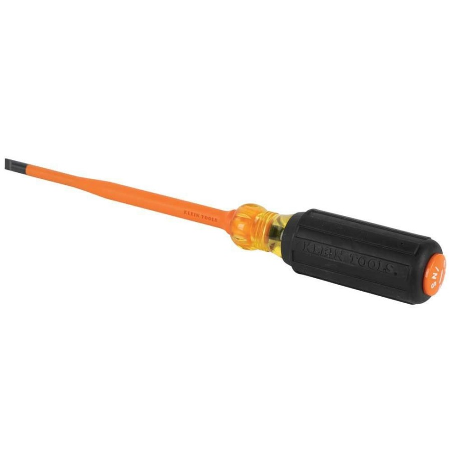 Hand Tools Klein Tools | Klein Tools 6926Ins 1/4 In. Cabinet Tip 6 In. Round Shank Insulated Screwdriver