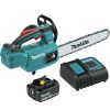 Outdoor Power Tools & Equipment Makita | Makita Xcu10Sm1 18V Lxt Brushless Lithium-Ion 12 In. Cordless Top Handle Chain Saw Kit (4 Ah)