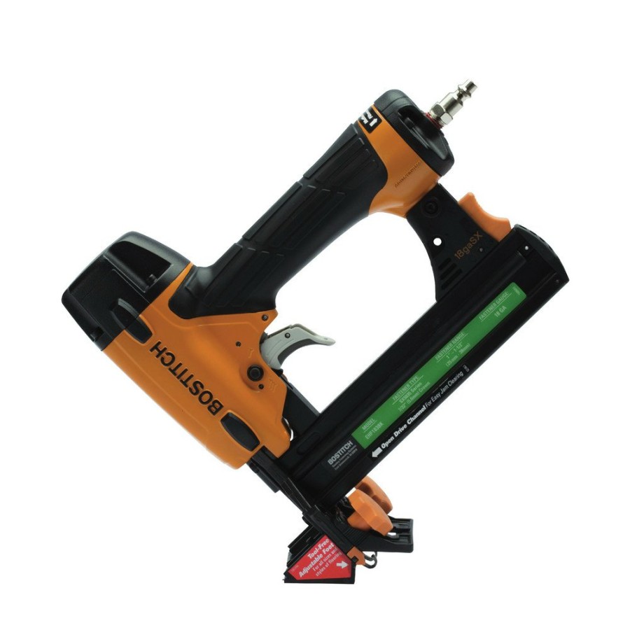 Air Tools And Equipment Bostitch Pneumatic Staplers | Bostitch Ehf1838K 18-Gauge Oil-Free Engineered Flooring Stapler