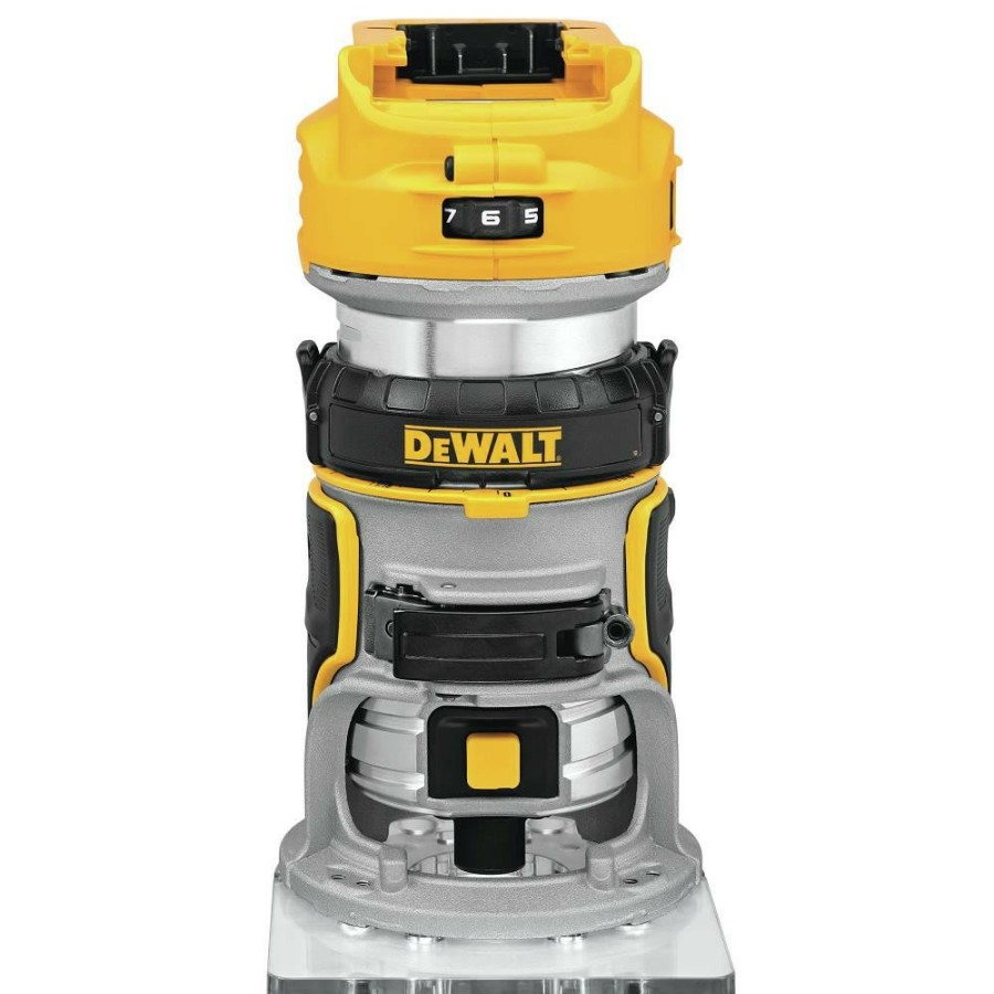 Power Tools Dewalt Compact Routers | Factory Reconditioned Dewalt Dcw600Br 20V Max Xr Brushless Compact Lithium-Ion 1/4 In. Cordless Router (Tool Only)