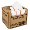 Facility Maintenance & Supplies Chix Cleaning Tools | Chix 8230 12.25 In. X 21 In. 1-Ply Foodservice Towels - White/Red Stripe (200/Carton)