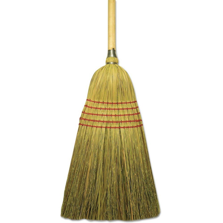 Facility Maintenance & Supplies Boardwalk Cleaning Tools | Boardwalk Bwkbr10004 53-1/2 In. Corn/Fiber Lobby Brooms - Natural (6/Carton)