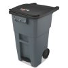 Facility Maintenance & Supplies Rubbermaid Commercial | Rubbermaid Commercial 1971956 50 Gallon Step-On Rollout Container - Gray