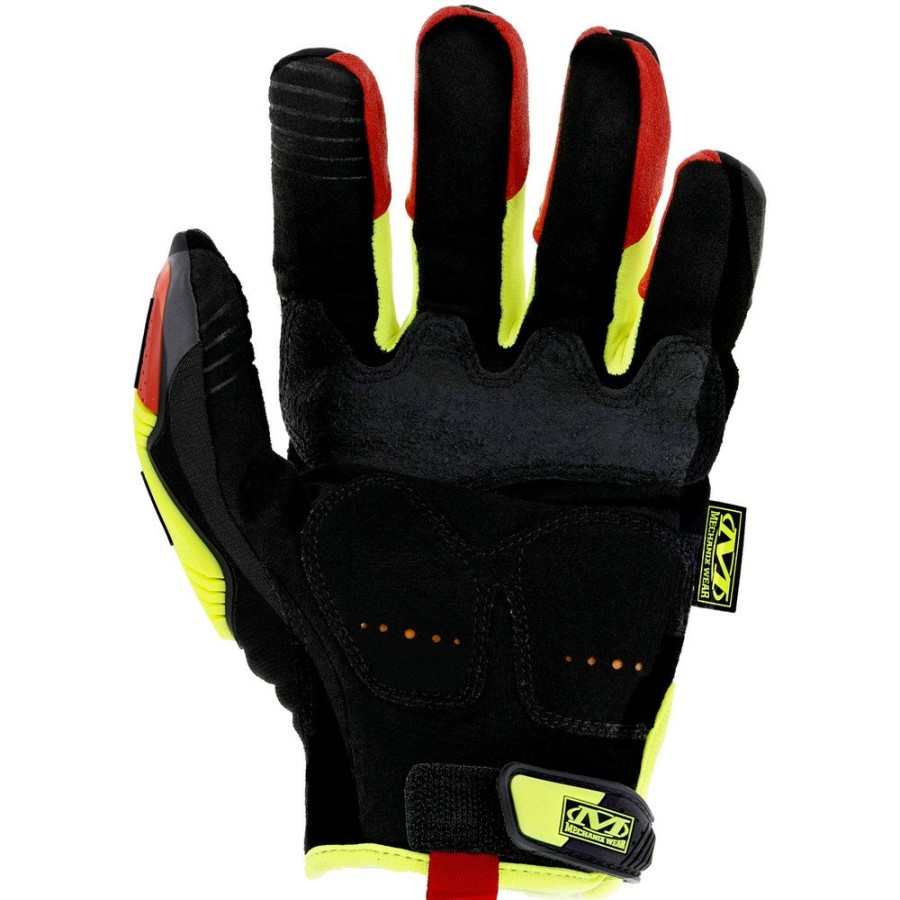 Safety Equipment Mechanix Wear | Mechanix Wear Smp-X91-009 360 Gloves Hi-Viz M-Pact D4 - Medium, Fluorescent Yellow