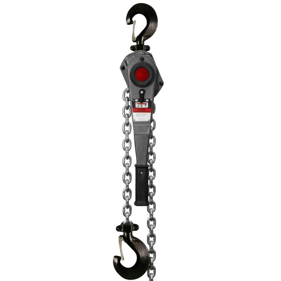 Material Handling JET | Jet Jlh-300-5Psh Jlh Series 3 Ton 5 Ft. Lift Overload Protection & Shipyard Hooks Lever Hoist