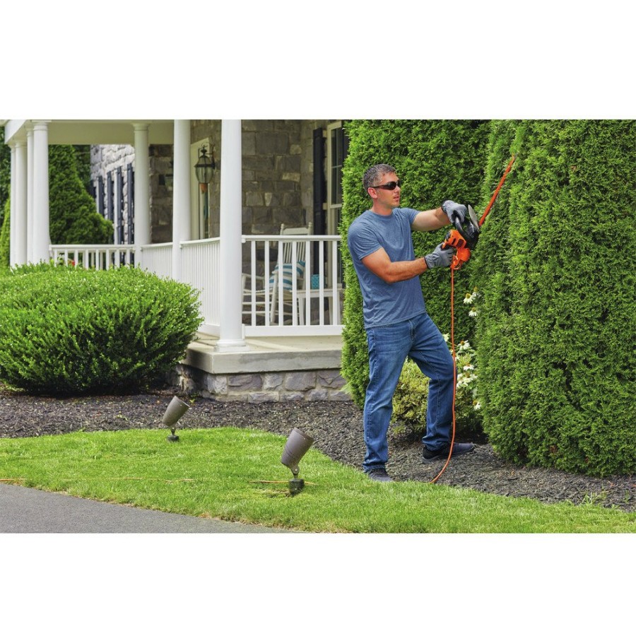 Outdoor Power Tools & Equipment Black & Decker Hedge Trimmers | Black & Decker Behts300 Sawblade 120V 3.8 Amp Brushed 20 In. Corded Hedge Trimmer