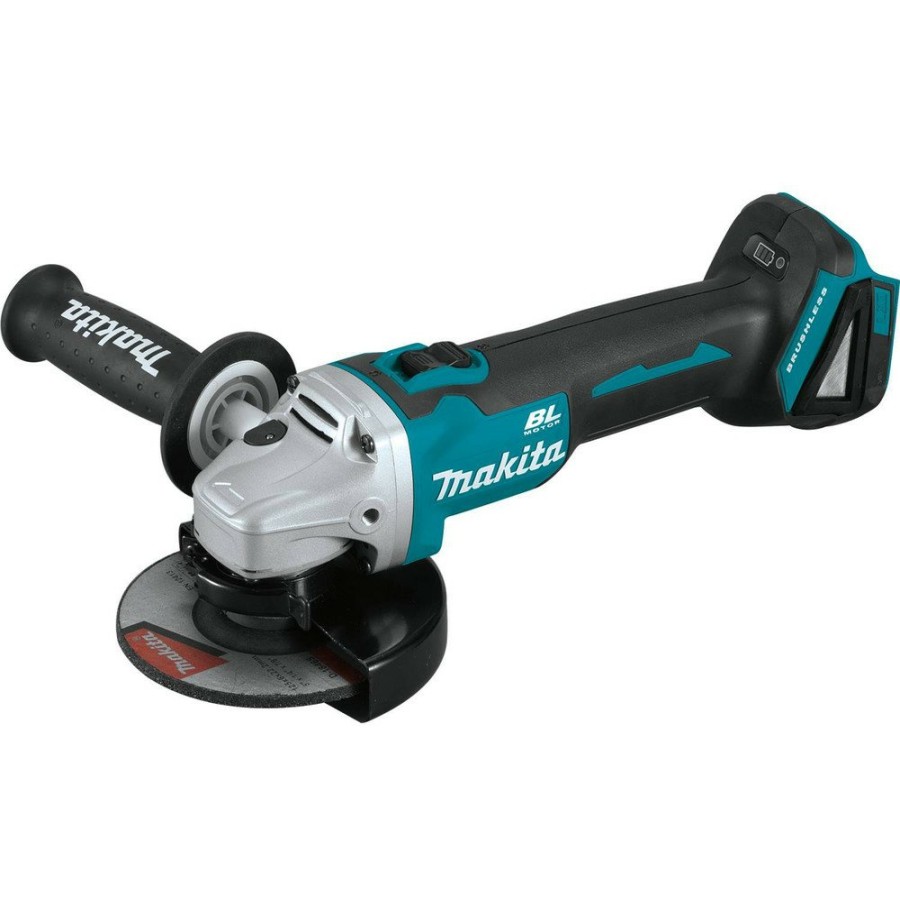 Power Tools Makita Cut Off Grinders | Makita Xag09Z 18V Lxt Lithium-Ion Brushless Cordless 4-1/2 In. / 5 In. Cut-Off/Angle Grinder With Electric Brake (Tool Only)