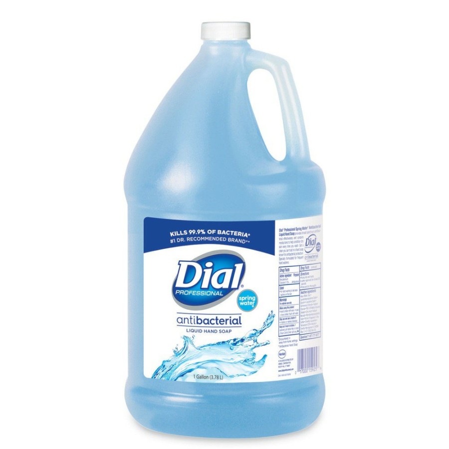 Facility Maintenance & Supplies Dial Professional Hand Soaps | Dial Professional Dia15926Ea 1 Gallon Spring Water Antibacterial Liquid Hand Soap