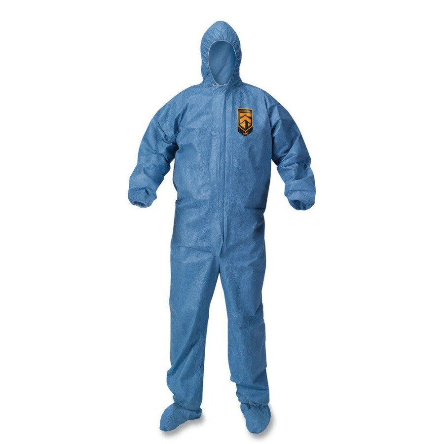 Safety Equipment KleenGuard | Kleenguard Kcc 45355 A65 Flame-Resistant Hood And Boot Coveralls - 2Xl, Blue (25/Carton)