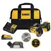 Power Tools Dewalt Cut Off Grinders | Dewalt Dcs438E1 20V Max Xr Brushless Lithium-Ion 3 In. Cordless Cut-Off Tool Kit With Powerstack Compact Battery (1.7 Ah)