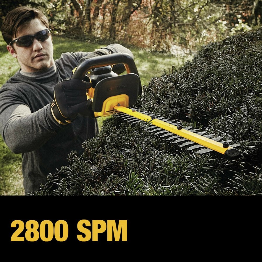 Outdoor Power Tools & Equipment Dewalt Hedge Trimmers | Dewalt Dcht820B 20V Max Lithium-Ion 22 In. Hedge Trimmer (Tool Only)