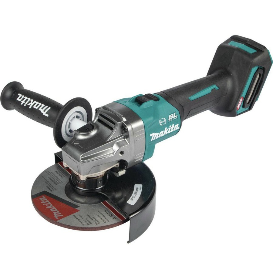 Power Tools Makita Angle Grinders | Makita Gag07Z 40V Max Xgt Brushless Lithium-Ion 6 In. Cordless Angle Grinder With Electric Brake (Tool Only)