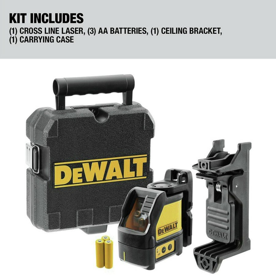 Hand Tools Dewalt Rotary Lasers | Dewalt Dw088K Cross Line Laser