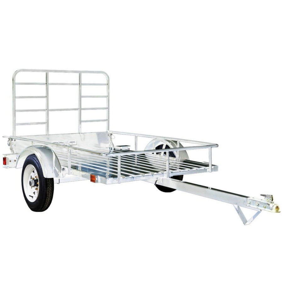 Tool Storage Detail K2 | Detail K2 Mmt4X6Og 4 Ft. X 6 Ft. Multi Purpose Open Rail Galvanized Utility Trailer