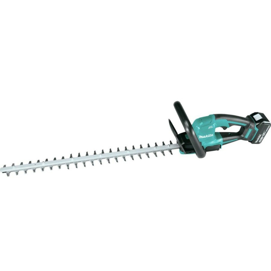 Outdoor Power Tools & Equipment Makita Hedge Trimmers | Makita Xhu09M1 18V Lxt Brushless Lithium-Ion 24 In. Cordless Hedge Trimmer Kit (4 Ah)