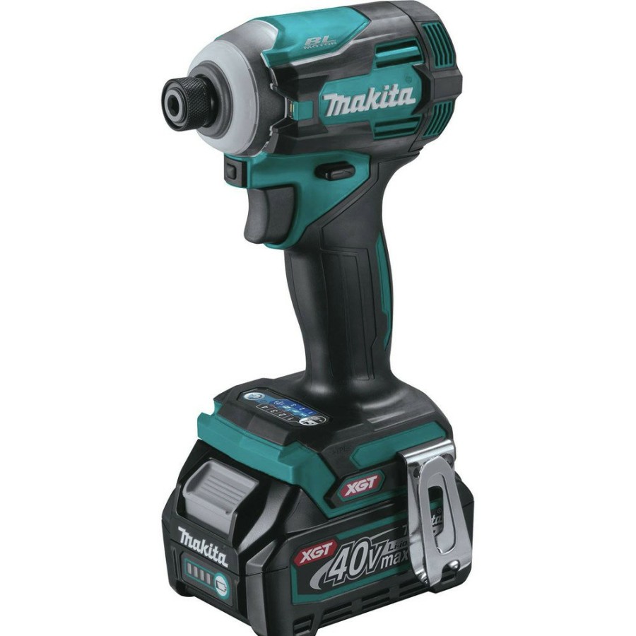 Power Tools Makita Impact Drivers | Makita Gdt01D 40V Max Xgt Brushless Lithium-Ion Cordless 4-Speed Impact Driver Kit (2.5 Ah)