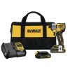 Power Tools Dewalt Impact Drivers | Dewalt Dcf840C2 20V Max Brushless Lithium-Ion 1/4 In. Cordless Impact Driver Kit With 2 Batteries (1.5 Ah)