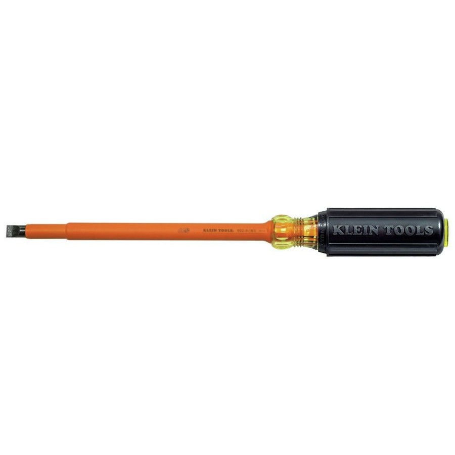 Hand Tools Klein Tools | Klein Tools 602-8-Ins 3/8 In. Cabinet 8 In. Insulated Screwdriver