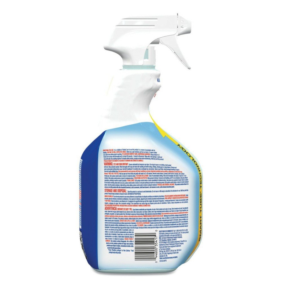 Facility Maintenance & Supplies Clorox Cleaners | Clorox 35417 32 Oz. Smart Tube Spray Clean-Up Disinfectant Cleaner With Bleach