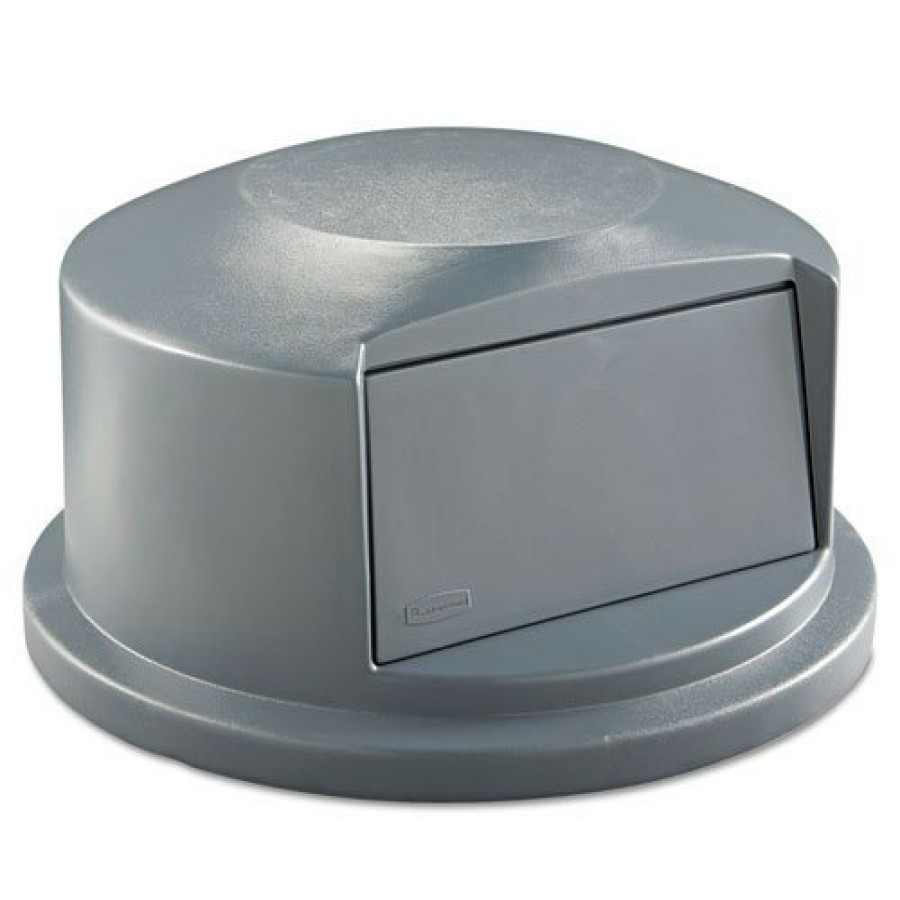 Facility Maintenance & Supplies Rubbermaid Commercial | Rubbermaid Commercial Fg264788Gray Brute 24.81 In. X 12.63 In. Dome Top Receptacle For 44-Gallon Round Containers - Gray