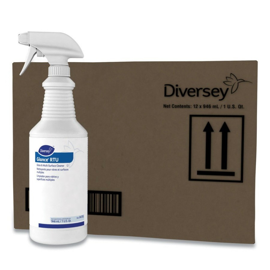 Facility Maintenance & Supplies Diversey Care Cleaners | Diversey Care 04705. Glance 32 Oz. Spray Bottle Glass And Multi-Surface Cleaner - Original (12/Carton)