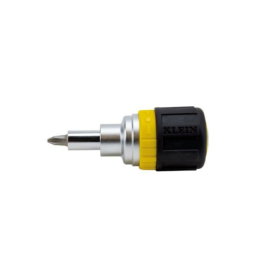 Hand Tools Klein Tools | Klein Tools 32593 6-In-1 Multi-Bit Ratcheting Screwdriver