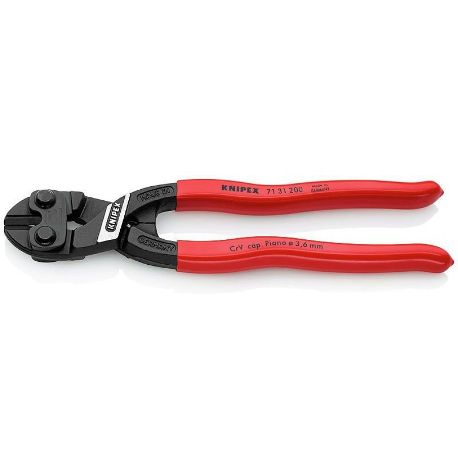 Hand Tools Knipex Bolt Cutters | Knipex 7131200 8-In Lever Action Center Cutter