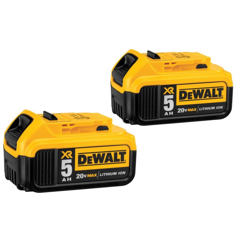 Batteries & Chargers Dewalt | Dewalt Dcb205-2 20V Max Xr Premium 5 Ah Lithium-Ion Battery (2-Pack)