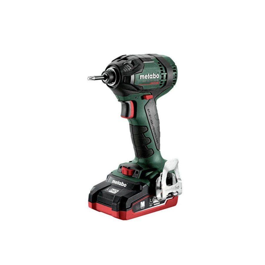 Power Tools Metabo Impact Drivers | Metabo 602396520 Ssd 18 Ltx 200 18V 1/4 In. Hex Brushless Impact Wrench Kit With 4.0Ah Lihd Batteries