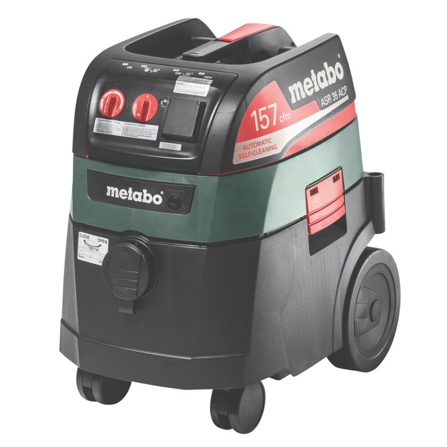 Woodworking Tools Metabo Dust Collectors | Metabo 602057800 Asr 35 Acp 9 Gal. Autocleanplus Hepa All-Purpose Vacuum Cleaner