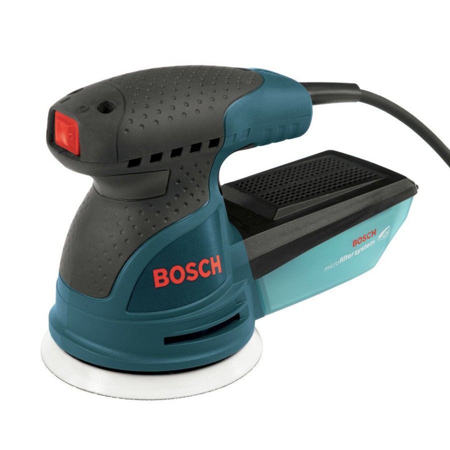 Power Tools Bosch Random Orbital Sanders | Factory Reconditioned Bosch Ros10-Rt 5 In. Random Orbit Palm Sander