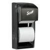 Facility Maintenance & Supplies Scott | Scott 9021 Essential 6 In. X 6.6 In. X 13.6 In. Plastic Tissue Dispenser - Smoke (1/Carton)