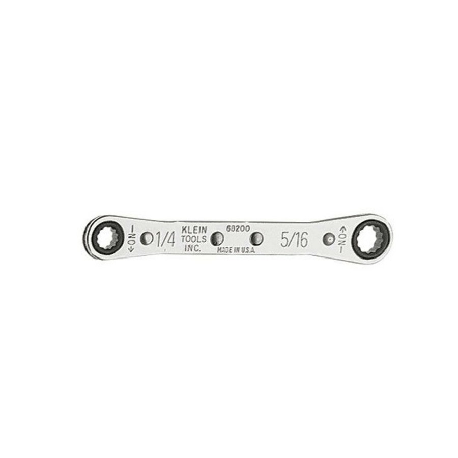 Hand Tools Klein Tools Box Wrenches | Klein Tools 68200 1/4 In. X 5/16 In. Ratcheting Box Wrench